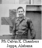 Pfc Calvin K. Chambers