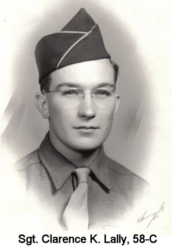 Sgt. Clarence K. Lally, 58-C