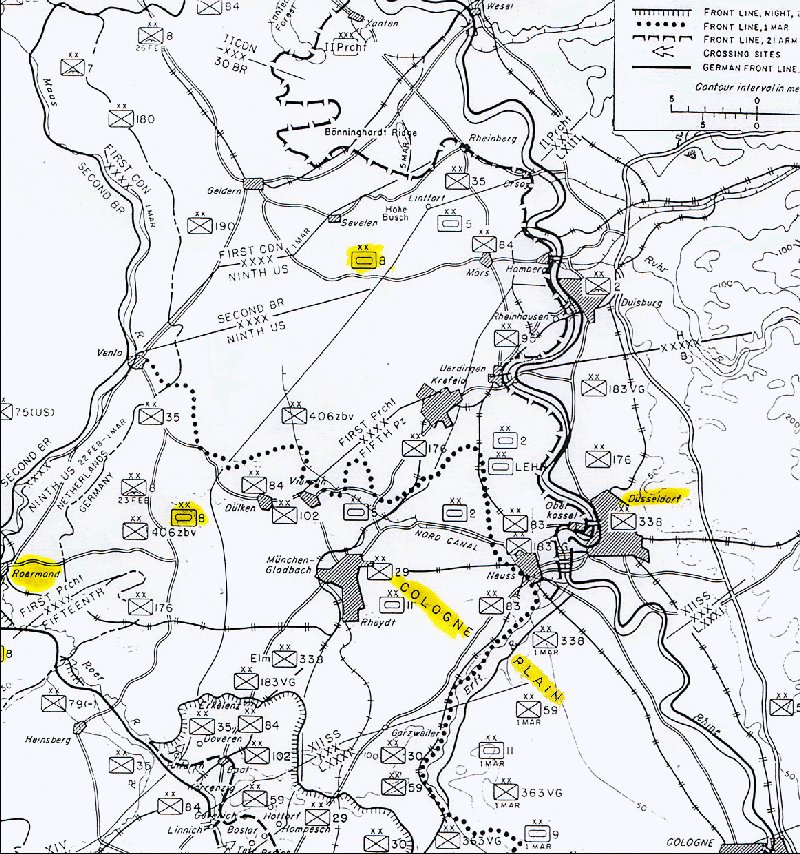 Rhineland, early Mar 45