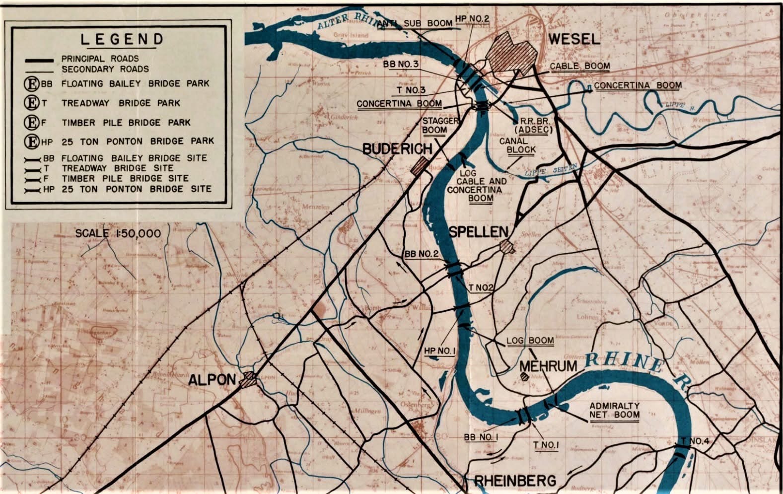 Rhine Crossings near Spellen
