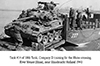 Tank 14 practicing for Rhine crossing. River Meuse, near Maasbrucht, 18-D