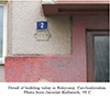 Detail, building in Rokycany, 49-C