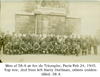 Men of 58-A at Arch de Triomphe, 58-A