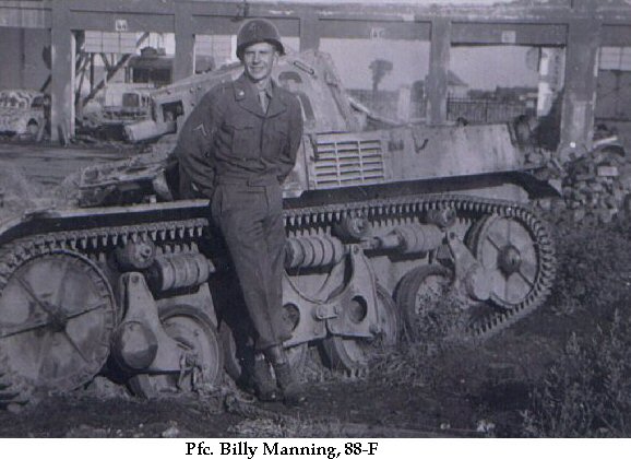 Pfc Billy Tom Manning, 88-F

