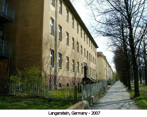 Langenstein survivors being taken to a hospital.
