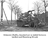 Chaffe stalled on road Lintfort to Rheinberg