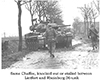 Chaffee stalled on road Lintfort to Rheinberg