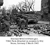 736th Tank Battalion Sherman tank